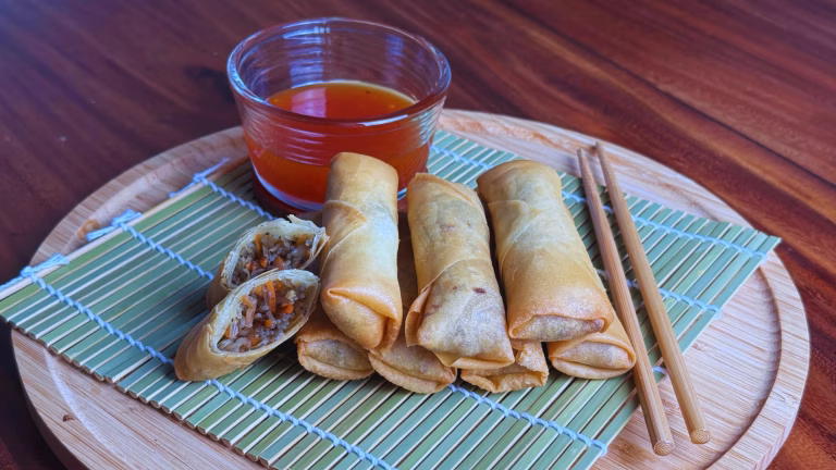 Vegan spring rolls (popiah)